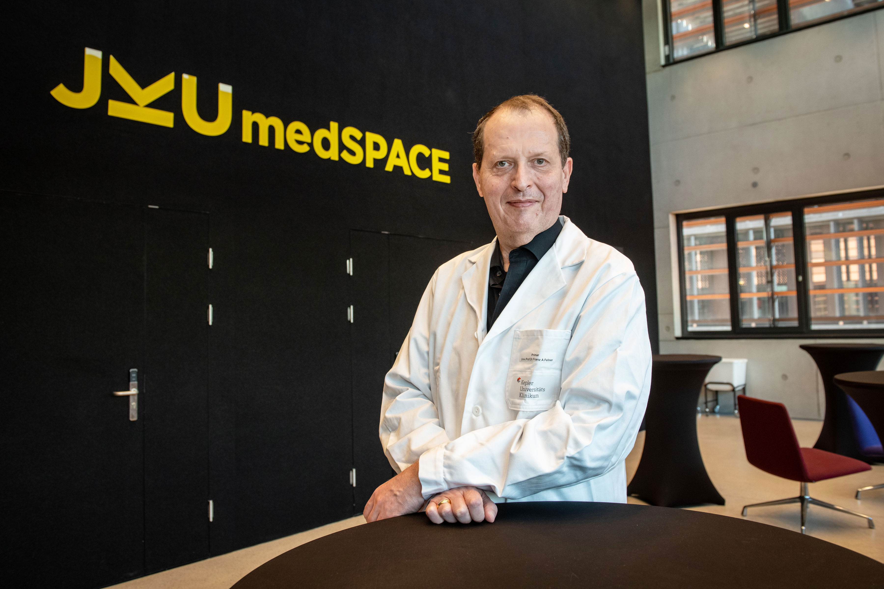 Univ.-Prof. Dr. Franz Fellner im JKU medSPACE