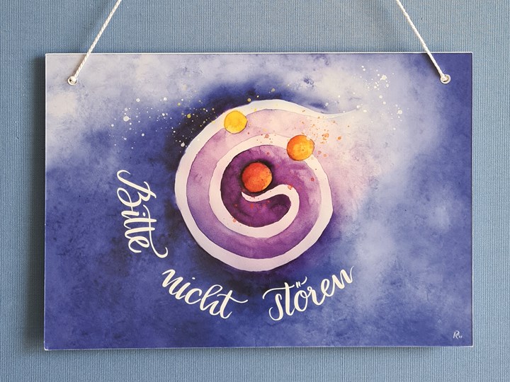 Bitte nicht stören Schild Stillgeburten