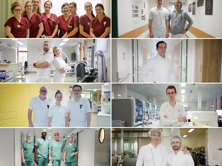 Collage: Menschen im KUK