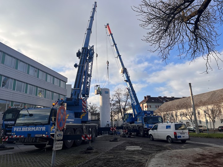 Tankverlegung Mitarbeiterküche