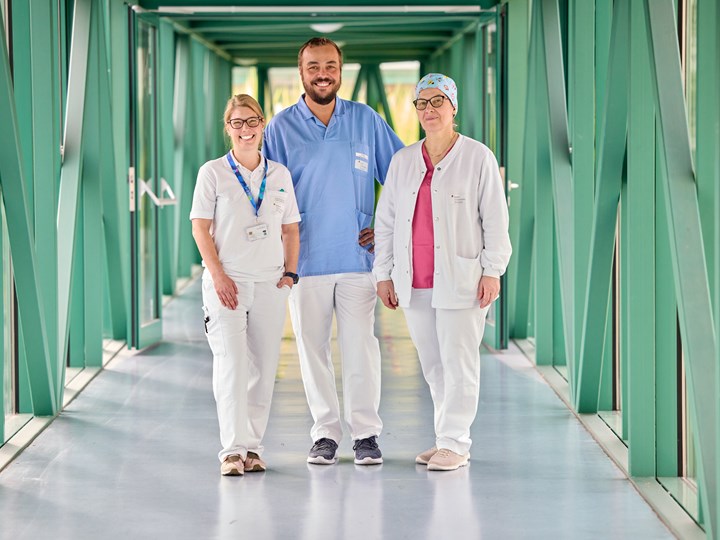 Pflegekräfte am Löwengang