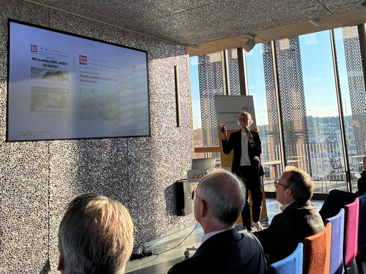 OÄ Priv.-Doz.in Dr.in Anna Heidbreder beim 16. Interdisziplinären MS-Gespräch