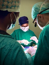 OP-Team im International Operations Center for Children (IOCCA) in Asmara