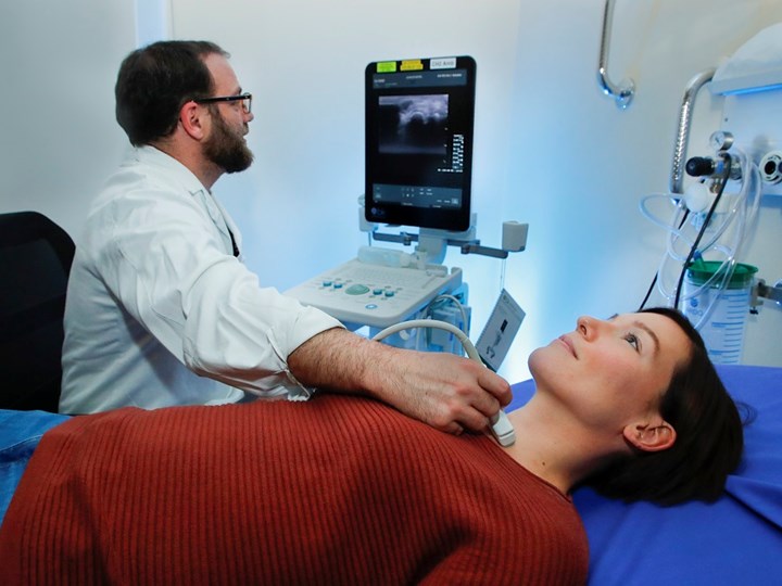 Ultraschalluntersuchung der Schilddrüse