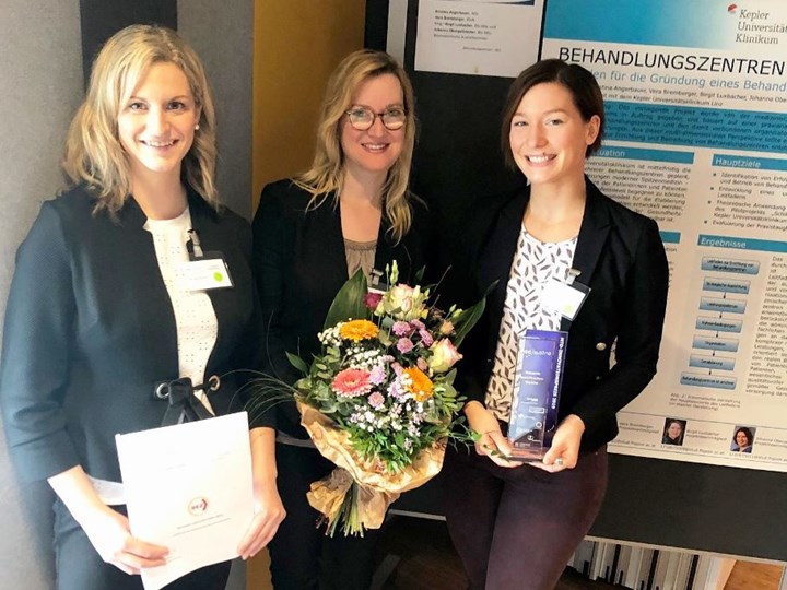 Drei PreisträgerInnen des MTD-Innovationspreis