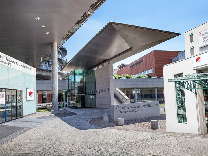 Bildcollage von den drei Standorten des Kepler Universitätsklinikums