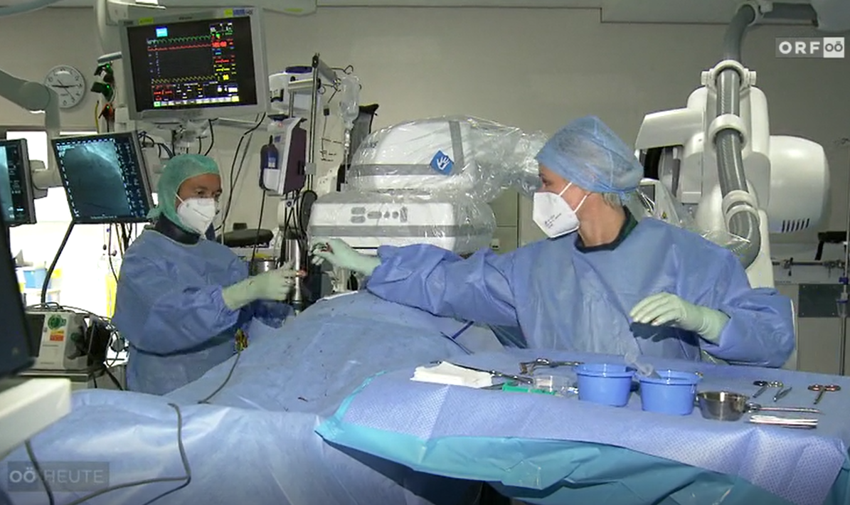 Erstmalige Implantation einer besonders kleinen Herzschrittmacher-Sonde